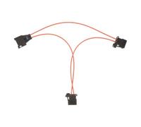HEMOTON Most Fiber Optic Y Splitter 2 Male 1 Female Adapter | Plastic Copper Build, Integrated Moulded Connector, Secure Sync for Most Bus Display Retrofit