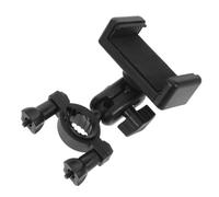 HEMOTON Motorcycle Mirror Mount Clamp with Dual Ball Head Abs Rearview Phone Holder and Action Camera Bracket for Bike and Bicycle Compatible with Gopro Stable Filming and Navigation