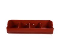 HEMOTON Mountable Livestock Feeding Trough Durable Multi Compartment Pig Feeder with Resistance Easy to Clean Design for Pigs Goats and Sheep Feeding Needs