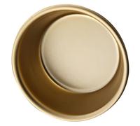 HEMOTON Multi-Function Aluminum Camping Water Bowl and Wine Drink Bowl in Golden Colour Compact Korean Style Suitable for Holding Rice Wine Or Pickle for Outdoor Camping and Dining