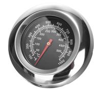 HEMOTON Multi-purpose Barbecue Thermometer with Bimetallic Sensor, Stainless Steel and Glass Material, Temperature Range 50-500℃, Quickly Displays Oven and Grill Temperature for Outdoor