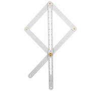 HEMOTON Multifunctional Angle Finder Tool with Stainless Steel Foldable Design, Large Protractor for Precise Angle Measurement in Woodworking and Work Area Tasks Random Color