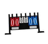 HEMOTON Multifunctional Portable Tabletop Flip Scoreboard for Basketball Football Volleyball Table Tennis Baseball Weatherproof Thickened Design Easy Operation Indoor Outdoor Sports Score