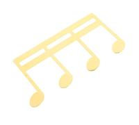 HEMOTON Music Book Clip Metal Sheet Music Holder for Piano Guitar Score Pages with Gold Finish for Practice and Performance