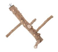 HEMOTON Natural Bird Perch Stand High Rotating Activity Station for Cockatiel Parakeet Macaw Bird Cage for Climbing and Exploring