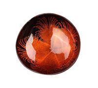 HEMOTON Natural Coconut Shell Bowl 5 Inch Decorative Key Holder Candy Container Tabletop Storage Dish for Home Use