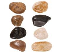 HEMOTON Natural Polished Pebbles for Hydroponics and Landscaping Large River Rocks Decorative Stones for Fish Tanks Flowerpots Aquariums Garden Pathways and Water Features