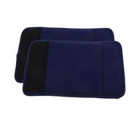 HEMOTON Non-Slip Padded Wheelchair Armrest Cushions with Droplet Grip Particles, Walker and Crutch Handle Pads for Seniors, Universal Dark Blue Arm Supports Pair