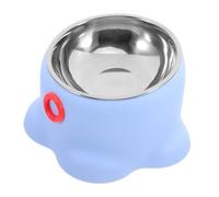 HEMOTON Non-tipping Cat Water Bowl Stainless Steel Puppy Bowls for Energetic Pets Fun Octopus Design Easy to Clean for Home