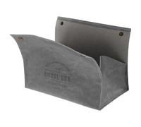 HEMOTON Nordic Style Leather Tissue Box Holder Napkin Storage Bag with Decorative Design and Easy Access for Homes and Restaurants Stylish Vintage Tissue Organizer