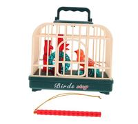 HEMOTON Novelty Sound Activated Simulated Chirping Bird with Realistic Movements for Outdoor Play Gardens and Parks Engaging with Nature Sounds and Light Effects