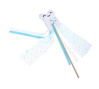 HEMOTON Novelty Teeth Shaped Fairy Wand for Lightweight and Portable Angel Stick for Dress Up Parties and Stage Performances Birthday for Blue