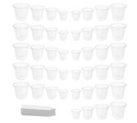 HEMOTON Nursery Pots 16pcs round Seedling Starter Pots Plastic