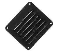 HEMOTON Nylon Boat Vent Cover for Yachts and Kayak with Quick Installation and Enhanced Air Circulation, Rectangular Black Wire Air Vent Cap with Screws for Boat Interior and Cabin Use