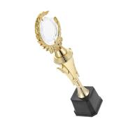 HEMOTON Olive Branch Sports Trophy Cup for Soccer Football Basketball Games Unique Victory Design Meticulous Detailing Versatile Award for Various Competitions and Events