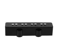 HEMOTON Open Bass Pickup for 4-string Electric Bass Guitar with Vintage Style and Plastic Material, Easy Installation Process and Consistent Performance for Musical Instrument Replacement