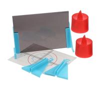 HEMOTON Optical Physics Optics Reflection Experiment Kit with Plastic Plane Mirror Easy to Use Physics Teaching Aid for Classroom