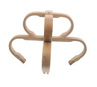 HEMOTON Outdoor Cage Handle Bamboo Bird Cage Lifting Handle Wood Material Comfortable Grip Birdcage Accessories Parrot Cockatiel