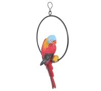 HEMOTON Outdoor Hanging Bird Decor Durable Frp Bird Wall Ornament for Garden and Balcony Cheerful Decoration for Festivals and Parties