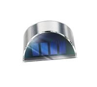 HEMOTON Outdoor Solar Energy Led Wall Light Solar Garden Lamp for Courtyard and Home for Pathways and Fences