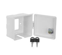 HEMOTON Outdoor Waterproof Lockable Socket Cover for Electrical Outlets Made of Sturdy Pvc Material with Protective Cover and Authorized Access Only, for Garden and Public Areas Use