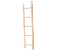 HEMOTON Parrot Climbing Ladder Bird Ladder Parrot Claw Grinding Toy Wooden Steps for Bird Cage