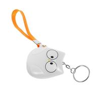HEMOTON Personal Alarm for Women Outdoor Compact Design 130db Loud Sound Owl Keychain with Stylish White Abs Material for Portable Personal Security