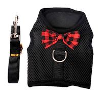 HEMOTON Pet Leash Breathable Mesh Pet Harness Vest for Small Animals Like Rabbits Guinea Pigs and Squirrels Functioning As Vest Type Pulling Rope for Outdoor Activities