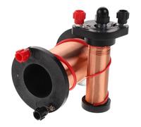 HEMOTON Physics Experiment Coil Demonstration Induction Coil Solenoid for Physics Education in Schools with Primary and Secondary Cylindrical Copper for Hands-on Learning