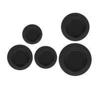 HEMOTON Piggy Bank Plugs or Stoppers Assorted 5pcs Round Rubber Plugs No Tools Needed