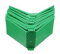 HEMOTON Plastic Pigeon Rest Stand for Birds 10pcs Set Lightweight Sturdy Perches for Dove and Pet Bird Cage Accessories Playground and Entertaining