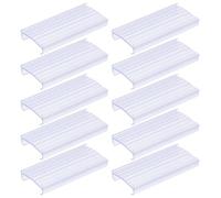 HEMOTON Plastic Shelf Labels and Wire Shelf Label Holders with Minimalist Design 30pcs Sturdy Plastic Material for Organizing Items and Storage Solutions for Baskets and Storage Bins