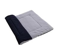 HEMOTON Plush Dog Mat Puppy Warm Bed Cushion Reversible Soft Cloth Rectangular 75X55Cm Floor Mattress for Cats and Dogs Pet Supplies