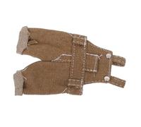 HEMOTON Plush Doll Clothes Soft Cloth Jumpsuit Overalls for Stuffed Animal Bears Gentle Touch Outfit for Dress Up Play and Display Convenient Maintenance Kawaii Collector Accessory