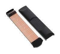 HEMOTON Pocket Guitar Trainer Portable Chord Assistant for Beginners Durable Construction Enhances Finger Technique Simulates Various Music Genres for Acoustic Guitar Practice