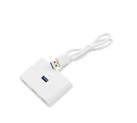 HEMOTON Port Usb Hub with Power Supply Port Usb Splitter for Pc Laptop High-speed Data Transfer Compatible with Windows