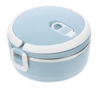 HEMOTON Portable 304 Stainless Steel Leak-Proof Bento Box Stainless Steel 24oz Lunch Container Sealed Lid, Sturdy and Silicone Material for Daily Use and Canteens