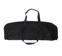HEMOTON Portable 32-key Harmonica Bag Black with Plastic Material, Easy to Carry Harmonica Organizer, Zippered Storage Pouch for Home Use and Preventing Loss
