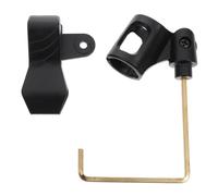 HEMOTON Portable ABS Microphone Holder Sax Clip Stand Mini Boom Desk Mic Lifter Assorted Colour Lightweight for Schools Offices Theatres