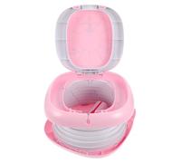 HEMOTON Portable Camper Toilet for Travel Foldable Potty Seat for Easy to Clean Toilet Training Camping Potty for Car Trips and Outdoor Use