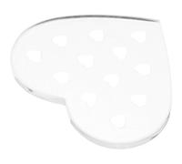 HEMOTON Portable Eyelash Grafting Pallet Organizer Made of Glass round Design for Professional Salon Use, Lash Accessories Measuring Length and Stylish Fashion Tool