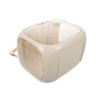 HEMOTON Portable Parrot Travel Cage with Ventilated Transparent Design Small Bird Carrier for Parakeets and Cockatiels Compact and Clean Bird Carrying Bag for Outdoor Trips