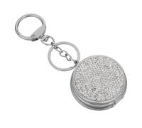 HEMOTON Portable Resistant Case with Keyring Metal and Waterproof Pill Plastic Holder to Drops and Scratches, Small Medicine Storage Box for Travel Outdoor and Travel Emergencies