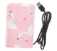 HEMOTON Portable USB Bottle Warmer Sleeve Heat Insulation Design for Newborn Feeding Convenient Travel Heating Bag for Breastmilk Formula Compatible with Power Banks and Laptops