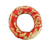 HEMOTON Practical Sound Bowl Mat and Beautiful Appearance with Fine Workmanship Singing Bowl Pad Made of Cotton Cloth Diameter 12cm Random Color for Artists for Meditation and Mindfulness