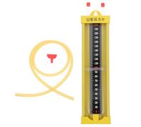HEMOTON Pressure Gauge Tester 0-2000pa Differential Pressure Gauge with Rubber Hose 1m for Pipeline Pressure Measurement in Various Industrial Scenes