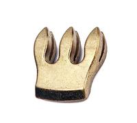 HEMOTON Professional Metal Violin Mute Fiddle Violino Mute for Violin Practice Sturdy 3-prong Design Perfect for 1/8 1/4