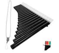 HEMOTON Professional Pan Flute C-key Design Multifunctional Panpipes for Practice School Musical Instrument Beginner Flute Performance