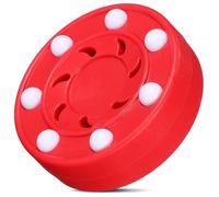 HEMOTON Professional Roller Hockey Puck High-density Lightweight Glide for Indoor Outdoor Training and Competition Suitable for Teams Clubs and Arenas Red