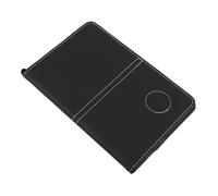 HEMOTON PU Leather Golf Scorecard Holder with Strap for Secure Yardage Book and Scorebook Storage Portable Golf Notebook Keeper Compatible with Pocket Scorecard